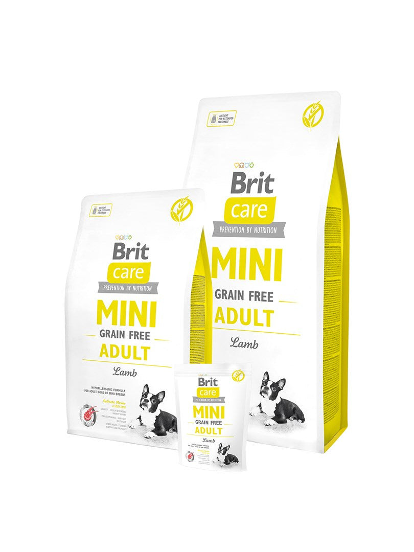 Brit Care Mini Grain Free Adult Lamb - koiran kuivaruoka - Karitsa 2 kg - KorhoneCom