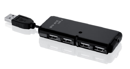 iBox IUHT008C liitäntäkeskitin USB 2.0 480 Mbit/s musta