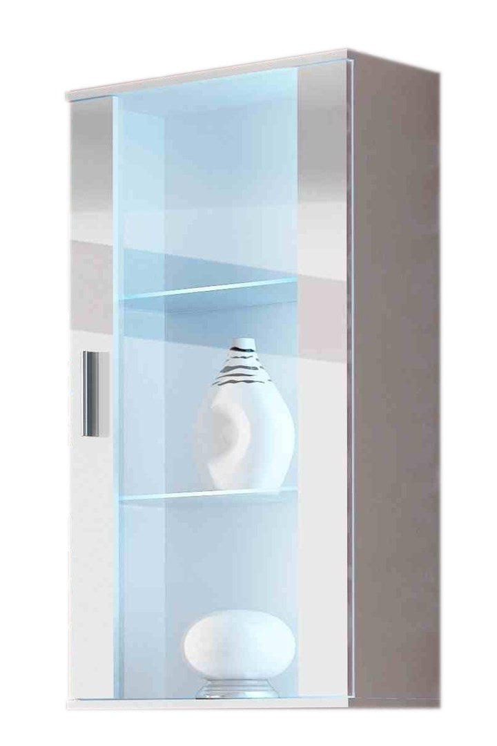Cama hanging display cabinet SOHO white/white gloss - KorhoneCom