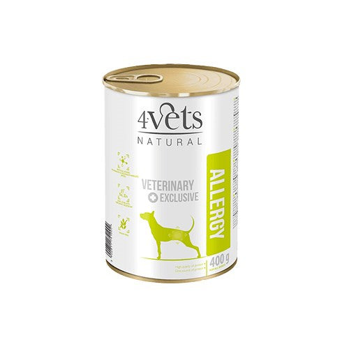 4VETS Natural Allergy Lamb Dog - märkäruoka - 400 g