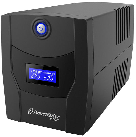 PowerWalker VI 1500 STL keskeytymätön virtalähde (UPS) Line-Interactive 1500 VA 900 W 4 AC-pistorasiaa - KorhoneCom