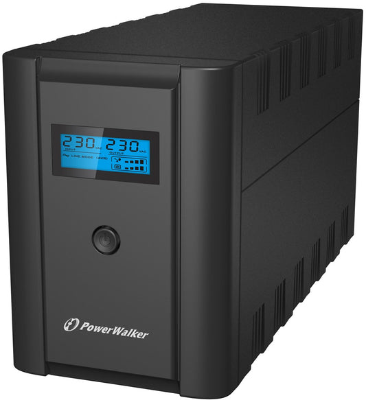 PowerWalker VI 2200 LCD/FR 2,2 kVA 1200 W 4 pistorasiaa (pistorasioita) - KorhoneCom