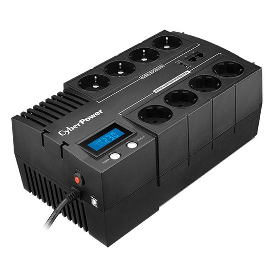 CyberPower BR1200ELCD keskeytymätön virtalähde (UPS) Line-Interactive 1,2 kVA 720 W 8 pistorasiaa (pistorasioita)