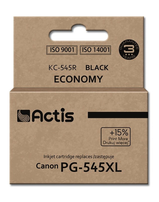 Actis KC-545R muste Canon tulostimeen; Canon PG-545XL korvaava muste; Standard; 15 ml; musta