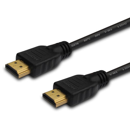 SAVIO HDMI (M) Cable  20m  black  gold tips  v1.4 high speed  ethernet/3D CL-75