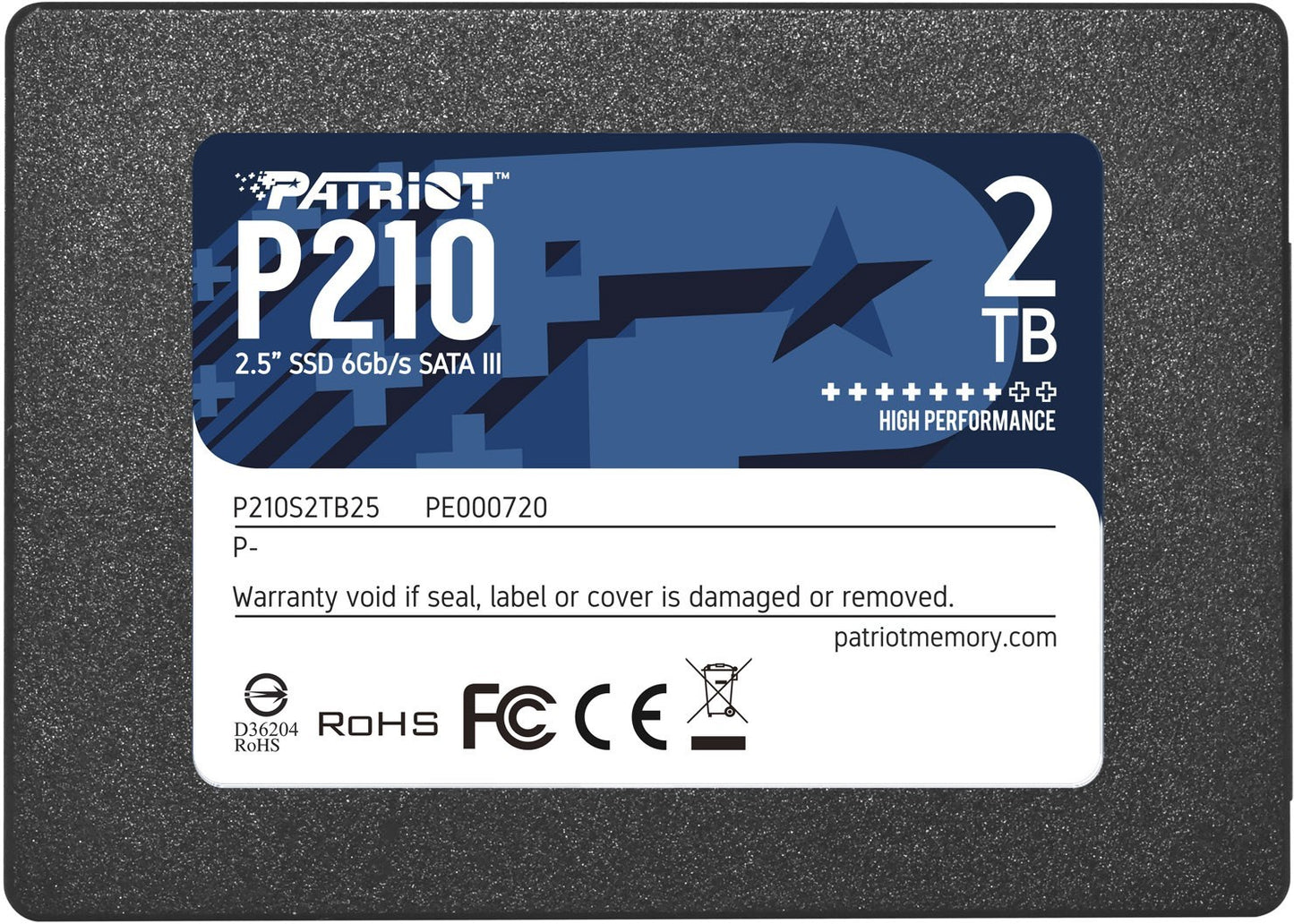 Patriot Memory P210 2,5 2000 Gt Serial ATA III