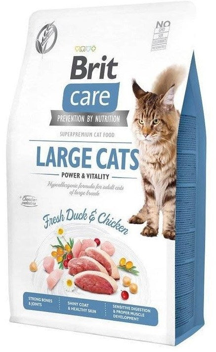 BRIT Care Grain-Free Adult Large Cats - dry cat food - 2 kg - KorhoneCom