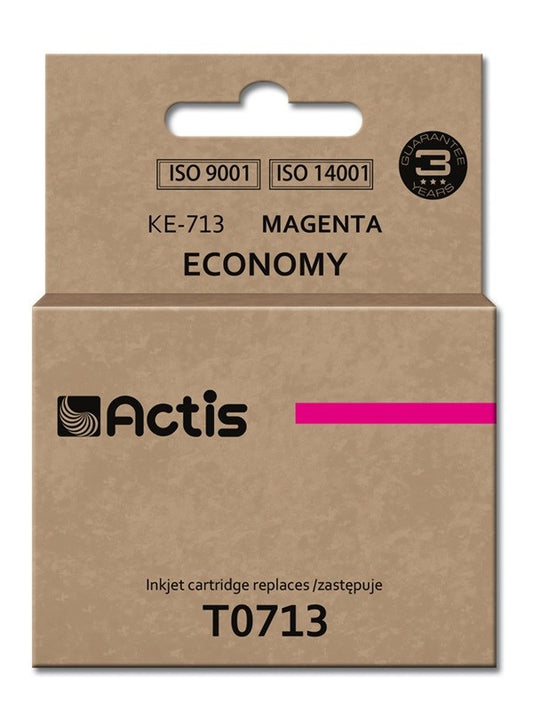 Actis KE-713 muste Epson-tulostimelle; Epson T0713/T0893/T1003 vaihto; Vakio; 13,5 ml; magenta - KorhoneCom