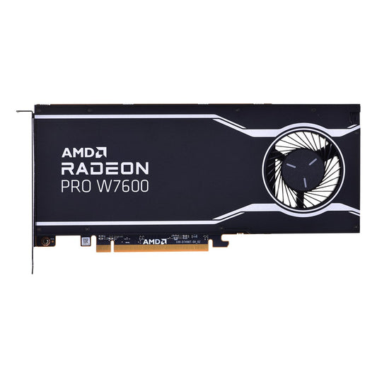 AMD Radeon Pro W7600 8GB GDDR6 4x DisplayPort 2.1 130W PCI Gen4 x8 näytönohjain