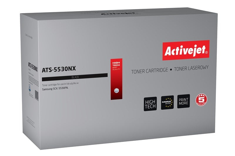 Activejet ATS-5530NX väriaine Samsung tulostimelle, korvaava Samsung SCX-D5530B, Supreme, 9000 sivua, musta