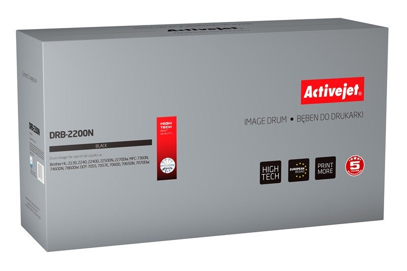 Activejet DRB-2000N drum for Brother printer, Brother DR-2000/DR-2005 replacement, Supreme, 12000 pages, black - KorhoneCom