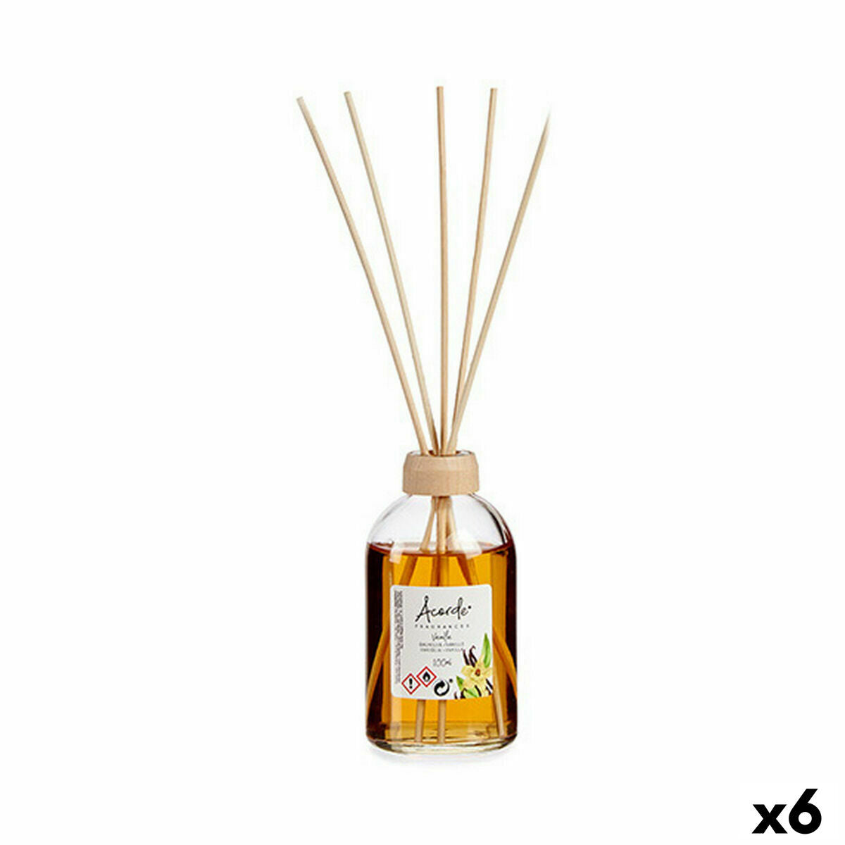Parfyymipuikot Vanilja 100 ml (6 osaa)