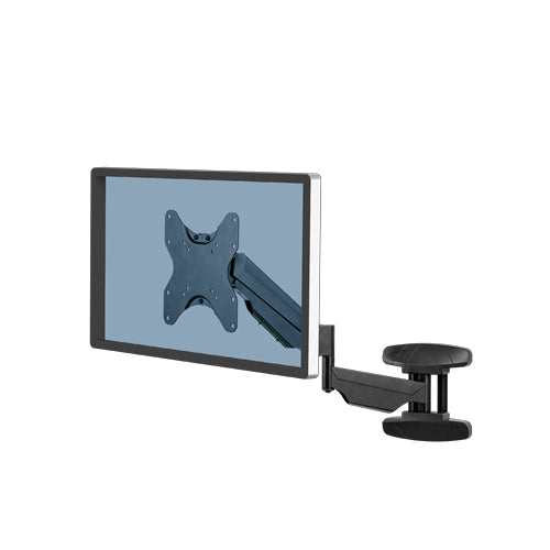 Fellowes 8043501 monitorin kiinnike ja jalusta 106,7 cm (42") Musta Vastaanotto