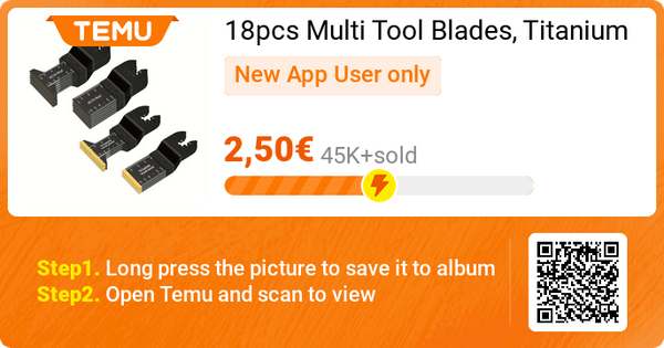 18pcs Multi Tool Blades @ Temu