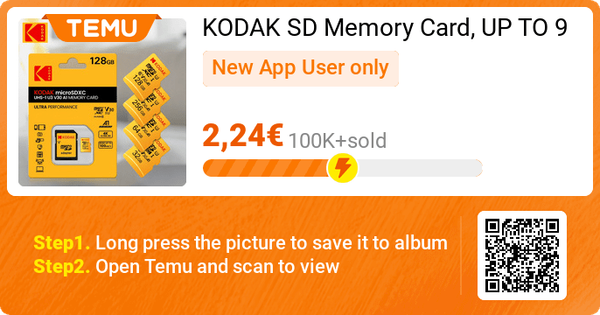 KODAK SD Memory Card @ Temu