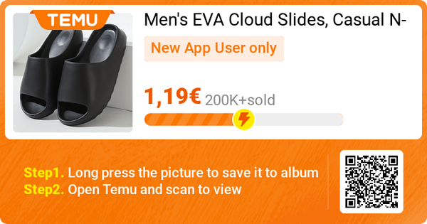 Men's EVA Cloud Slides @ Temu
