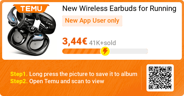 New Wireless Earbuds for Running Sports @ Temu