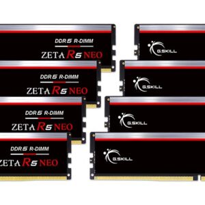 G.Skill Zeta R5 Neo F5-6400R3239G32GE8-ZR5NK muistimoduuli 256 Gt 8 x 32 Gt DDR5 6000 MT/s 288-nastainen DIMM ECC