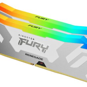 Kingston Technology FURY 32GB 6000MT/s DDR5 CL32 DIMM (2 kpl) Renegade RGB White XMP