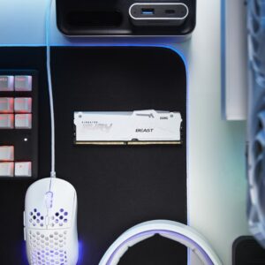 Kingston Technology FURY Beast 32GB 6000MT/s DDR5 CL40 DIMM (2 kpl) Valkoinen RGB XMP