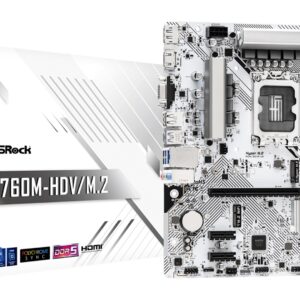 Asrock B760M-HDV/M.2 emolevy Intel B760 LGA 1700 micro ATX