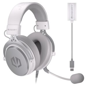 ENDORFY VIRO Plus USB Onyx White Headset Langallinen pääpanta Musiikki/Arki