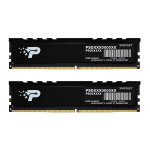 Patriot Memory Signature Premium PSP516G5600KH1 -muistimoduuli 16 Gt 2 x 8 Gt DDR5 5600 MHz