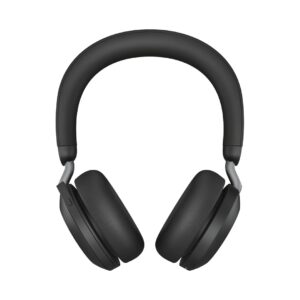 Jabra Evolve2 75 MS Stereo USB-A - langattomat over-ear kuulokkeet jalustalla, musta
