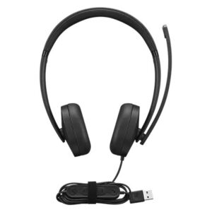 Lenovo 4XD1P83425 kuulokkeet/kuulokkeet Langalliset päänauhapuhelut/musiikki USB Type-A musta