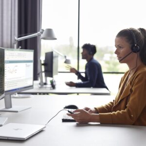 HP Poly EncorePro 520 Binaural Headset + Pikakatkaisu