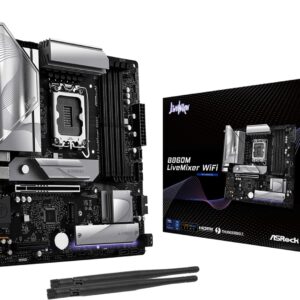 Asrock B860M LiveMixer WiFi Intel B860 LGA 1851 (Socket V1) micro ATX